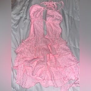 Strawberry Milk Mob Pink Georgia Dress